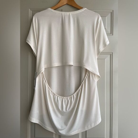 ATHLETA Air Out Cinch Tee Magnolia White 3X - Picture 5 of 10